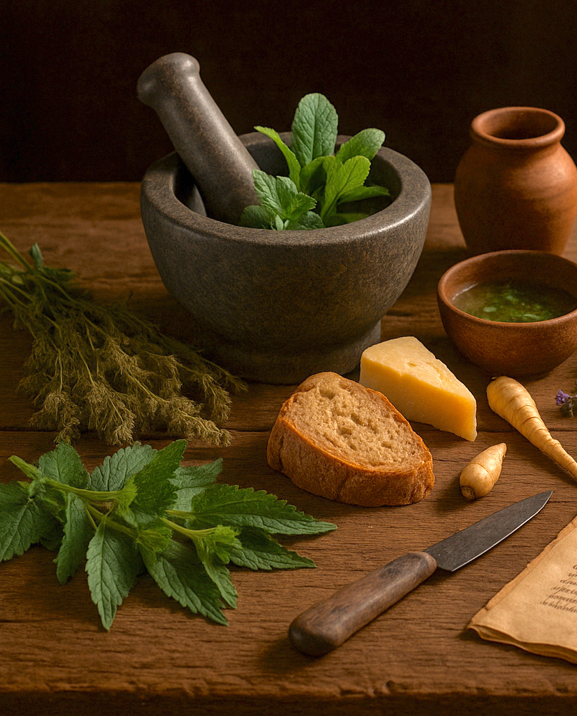 Cuisine et médecine au Moyen âge : les plantes dans l’assiette