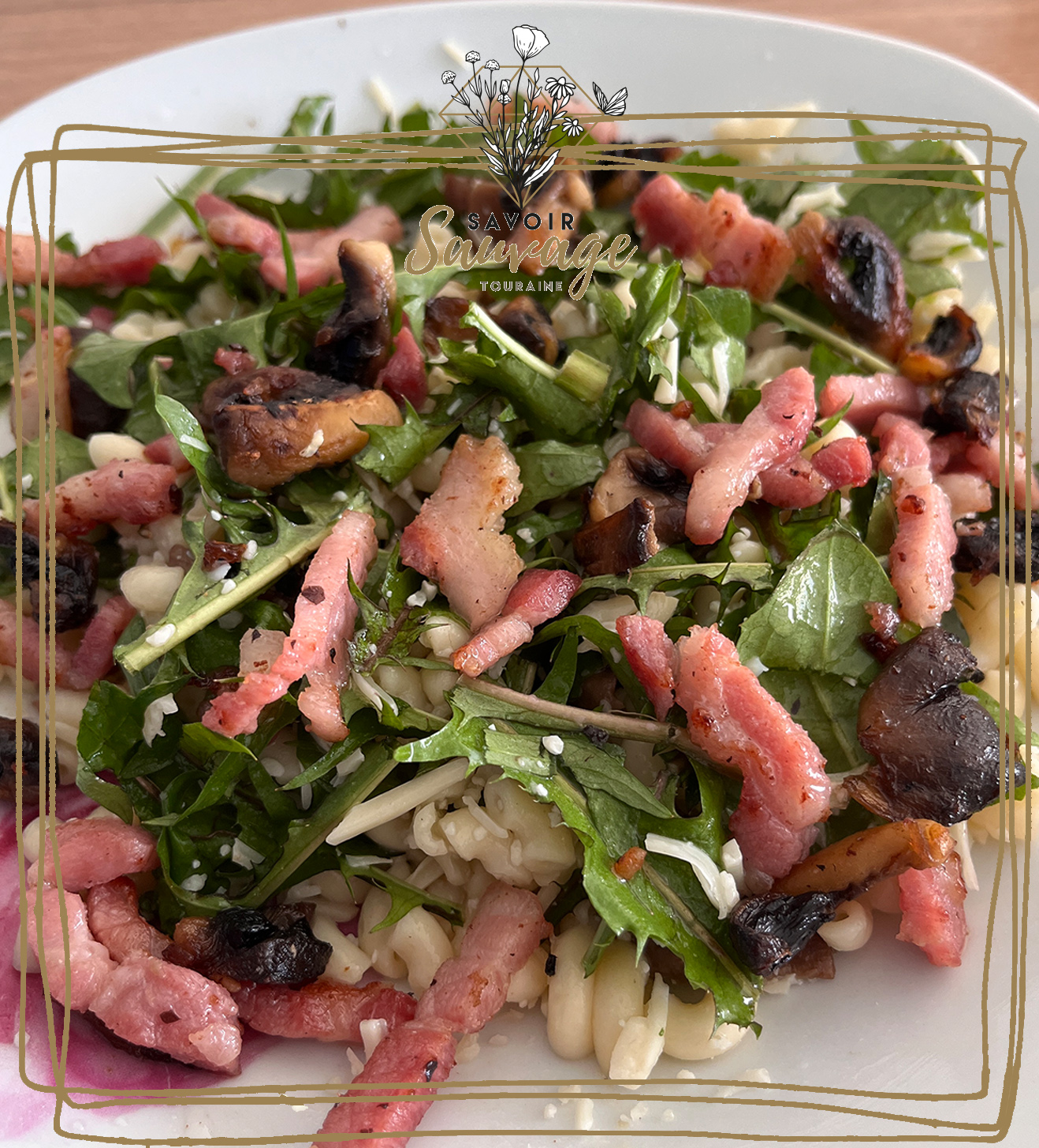 salade de pissenlit aux lardons