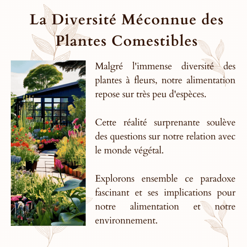 La Diversité des Plantes à Fleurs