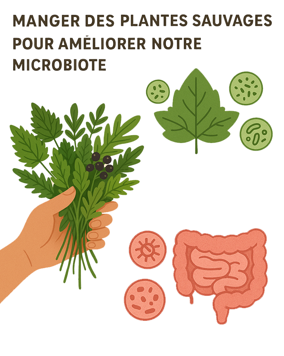 Comment améliorer ton microbiote avec les plantes sauvages comestibles ?