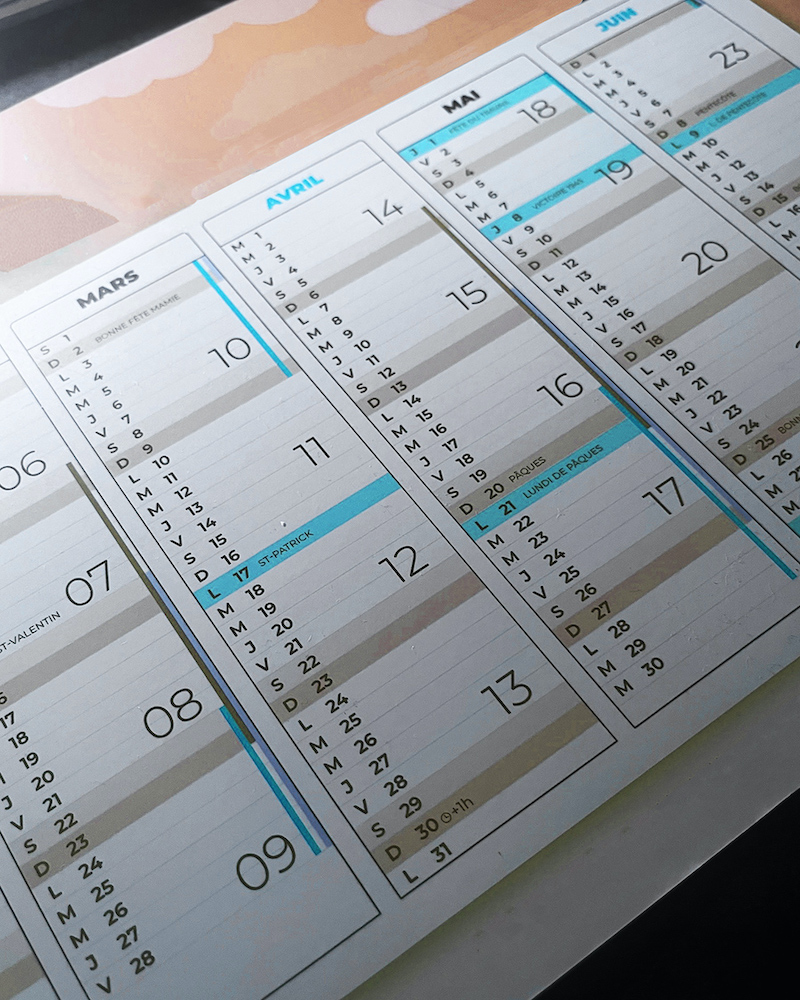 calendrier de cueillette de plantes sauvages